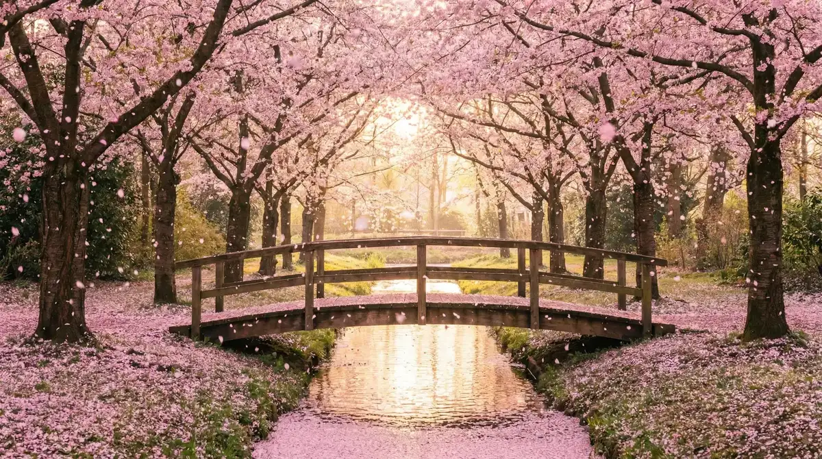 樱花桥畔 - 莹的乳液计全文阅读 唯美风景